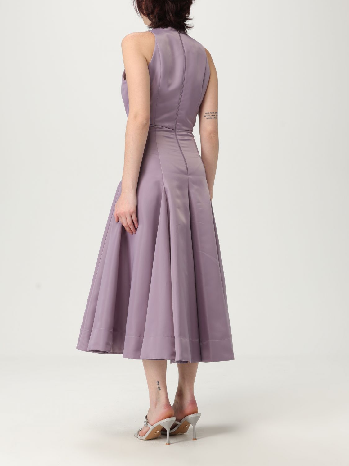 PINKO pleated midi dress