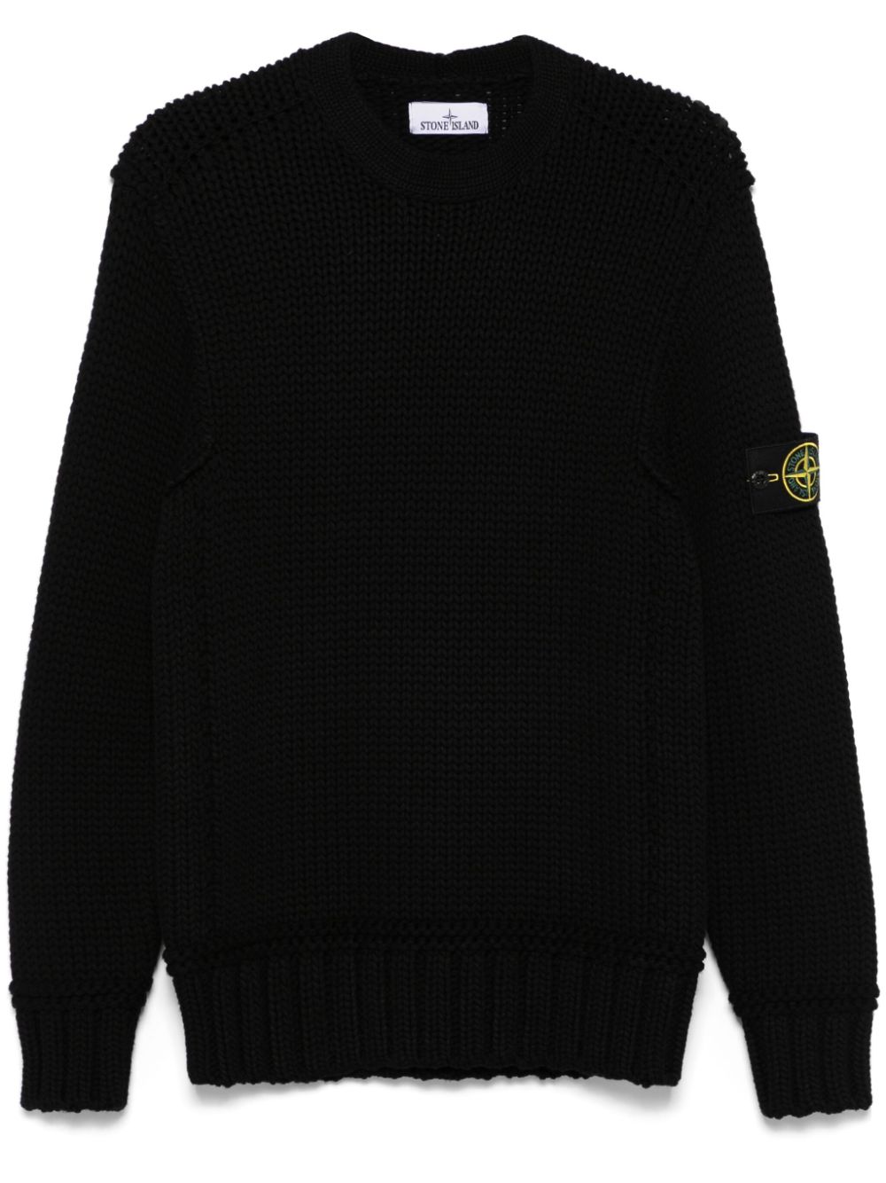 Chain-stitch sweater - Brown