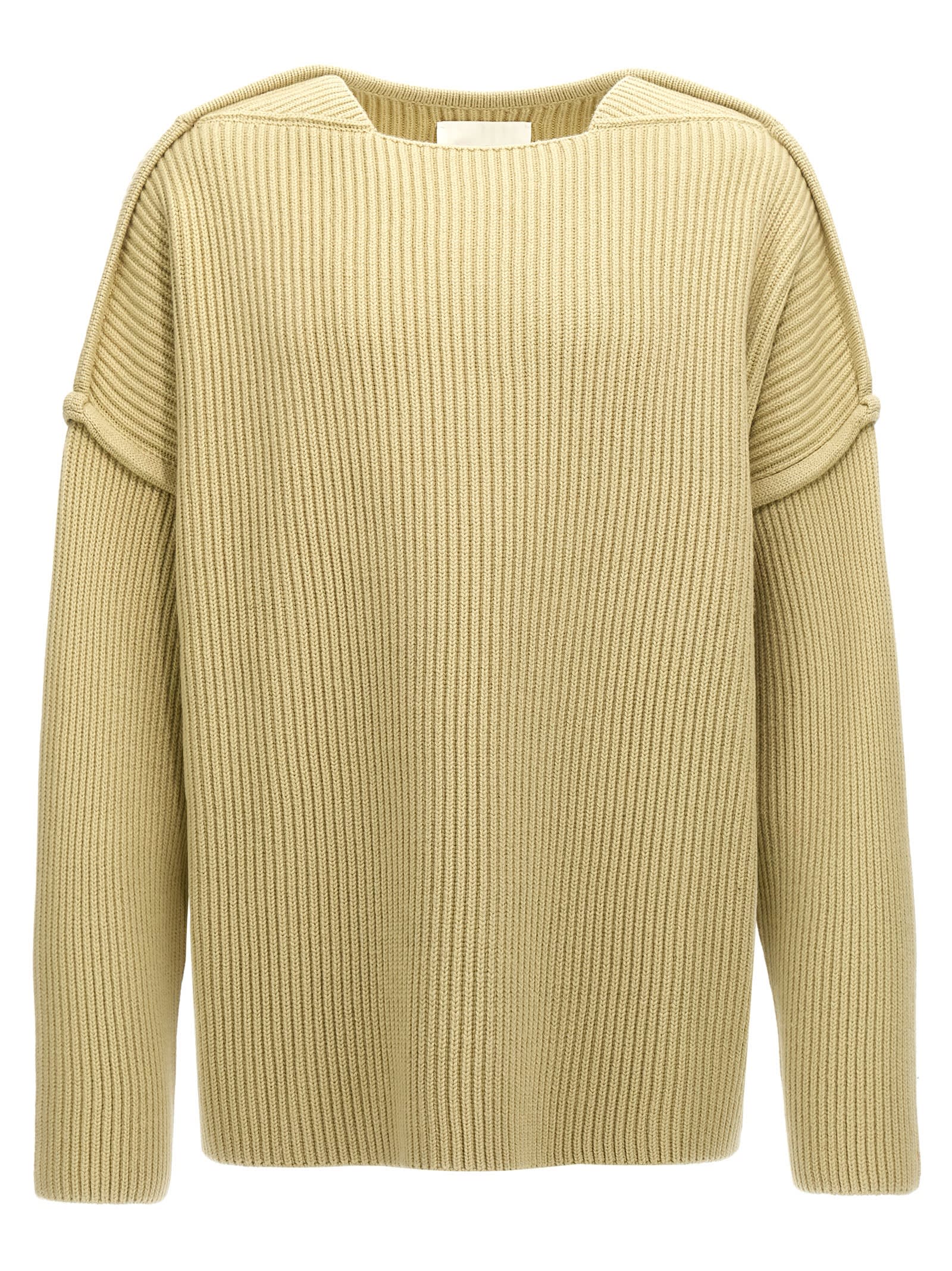 Geometric Neckline Sweater Sweater, Cardigans