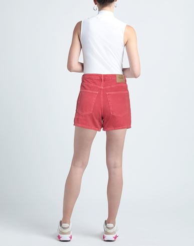Woman Denim shorts Magenta