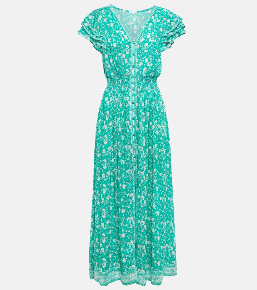 Della floral midi dress