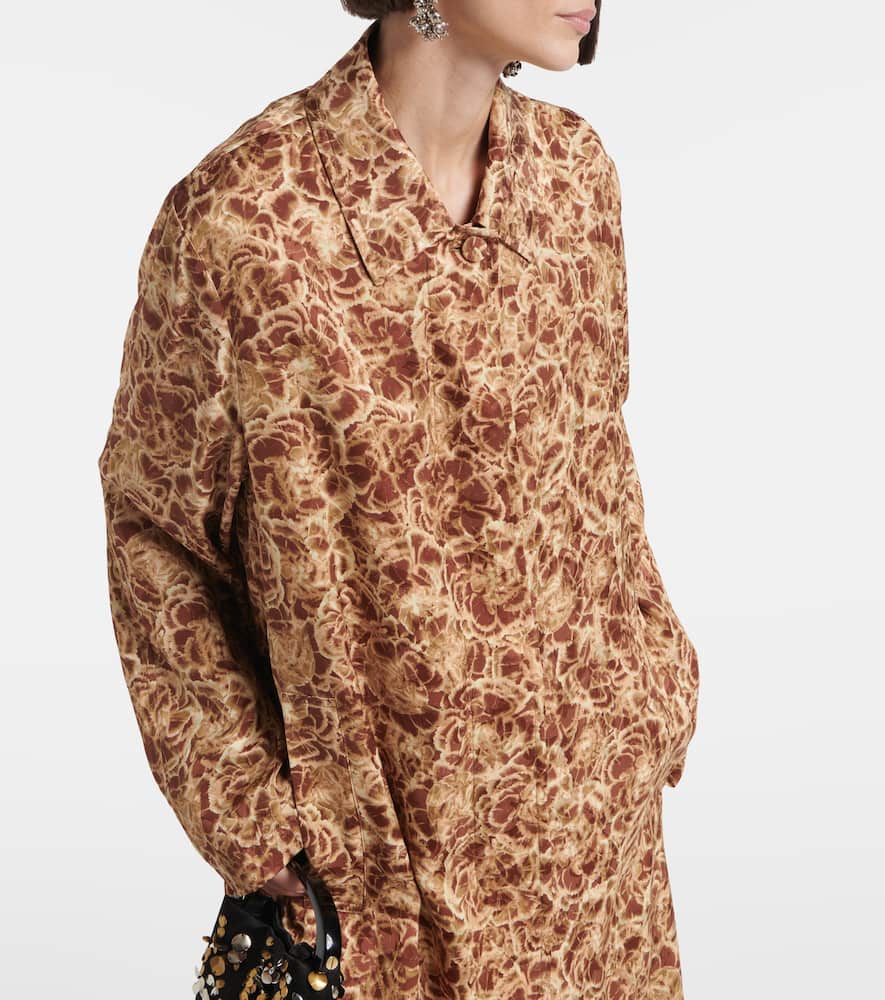 Leopard-print coat