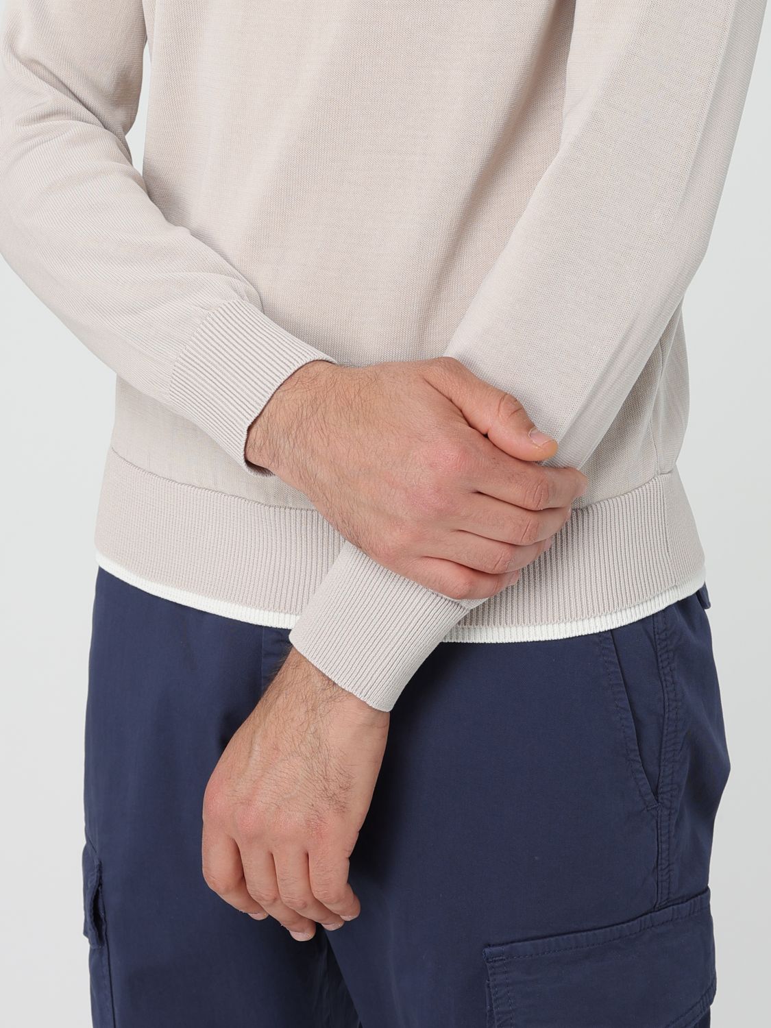 Sweater Men color Beige