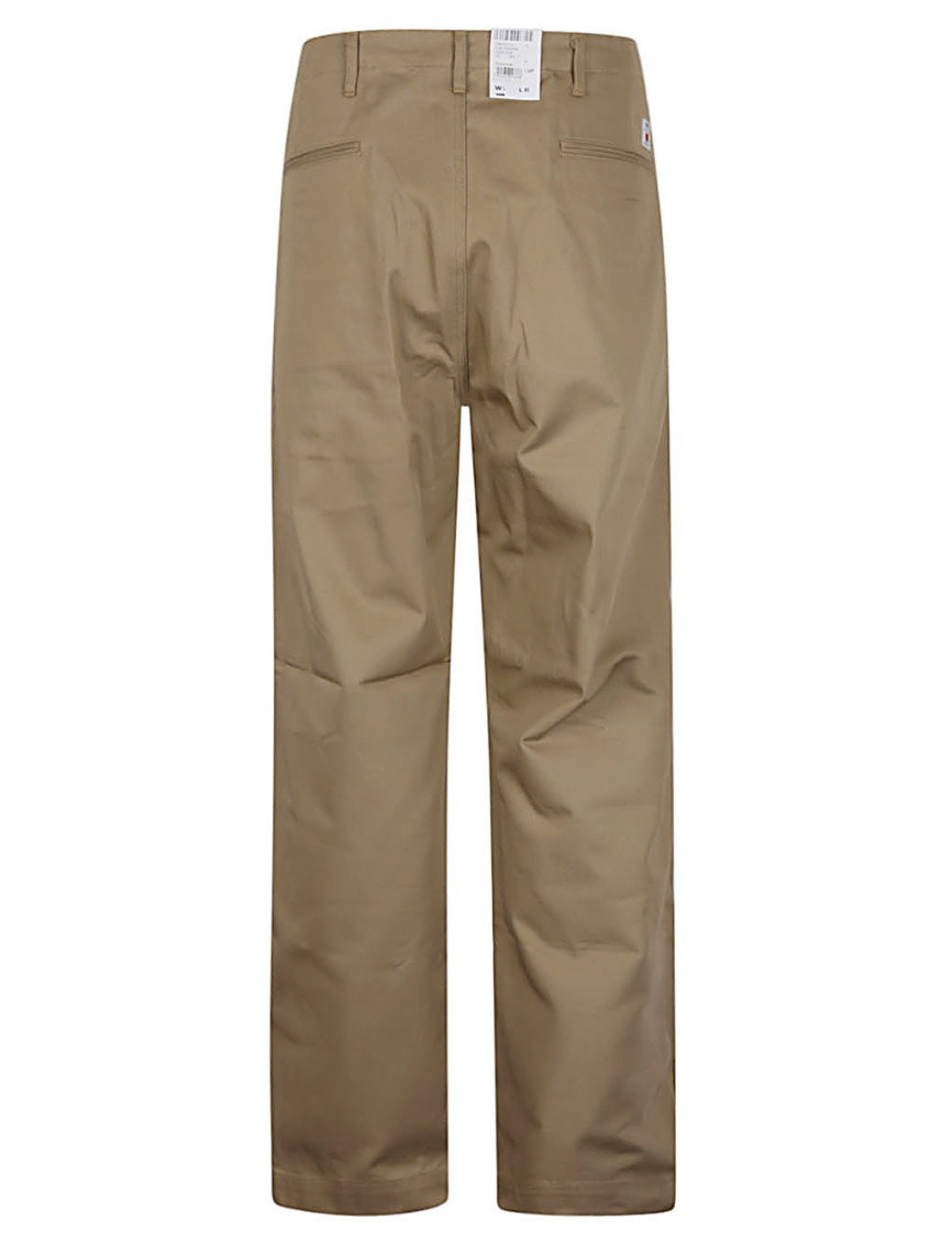 Brown Cotton wide-leg trousers