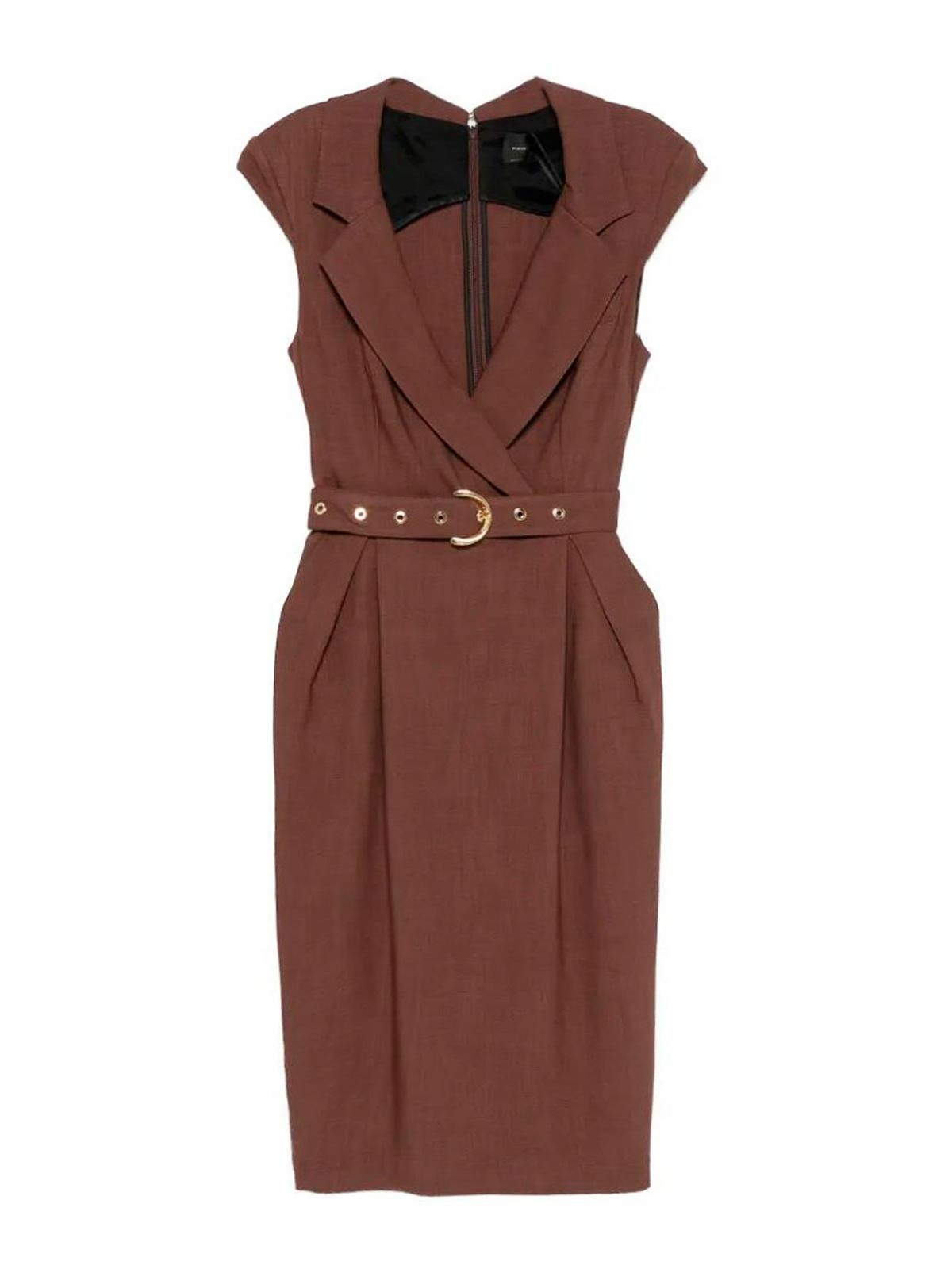 Midi Dress With Belt