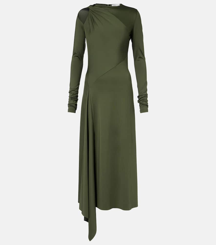 Asymmetric midi dress