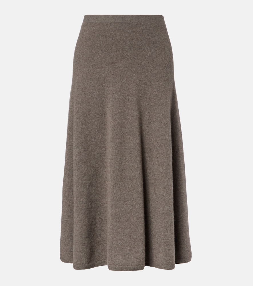 Masini cashmere midi skirt