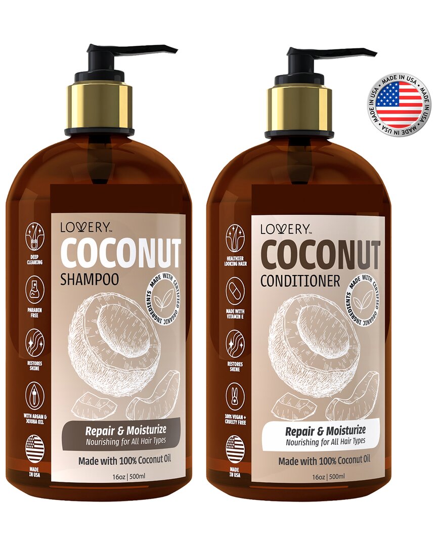 Coconut Shampoo & Conditioner Gift Set