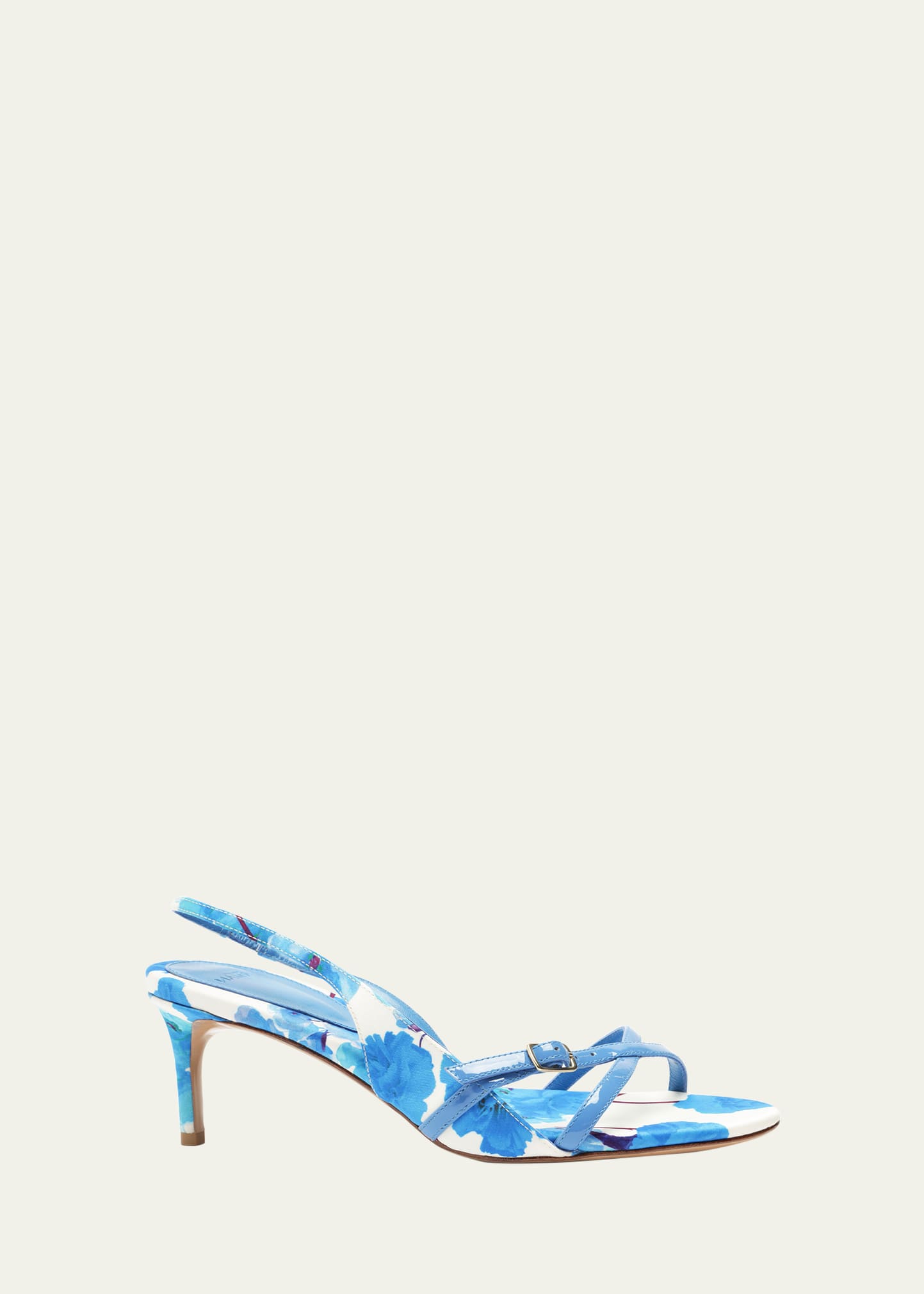 Maia Floral Crisscross Slingback Sandals