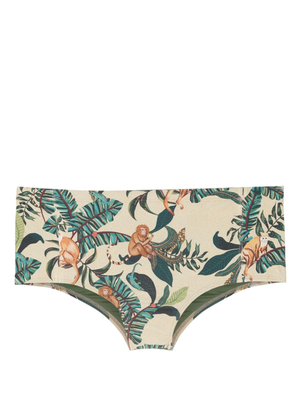 Parati jungle-print swimming trunks - White