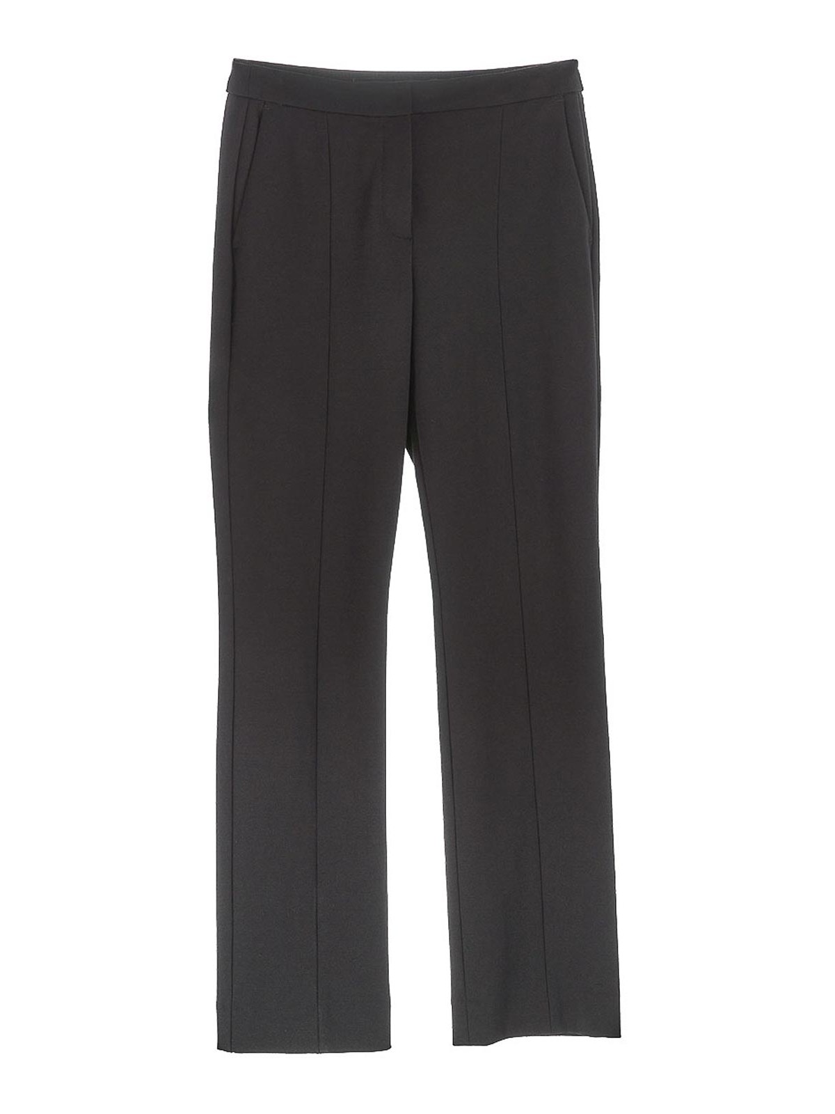 High-waisted tailored trousers - Black