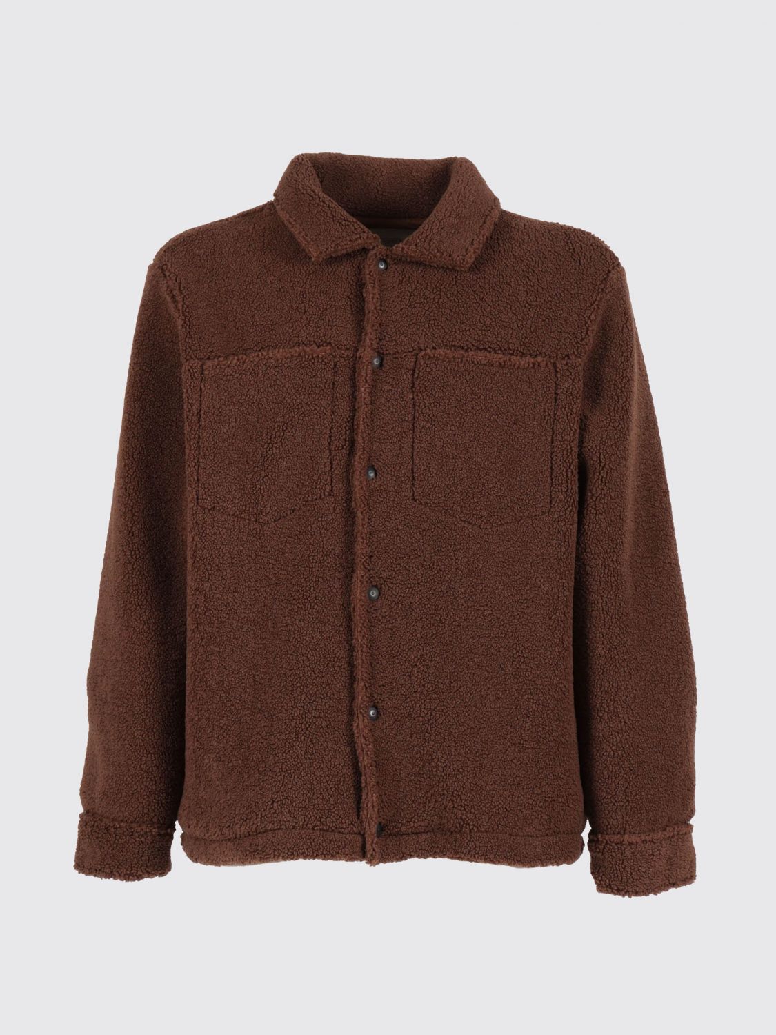 Coat Men color Black