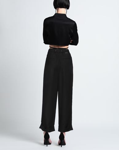 Woman Pants Black Size 27 Viscose, Polyester, Elastane