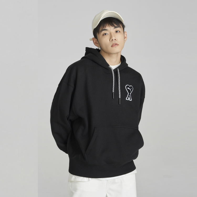 X Ami Hoodie 'Black'