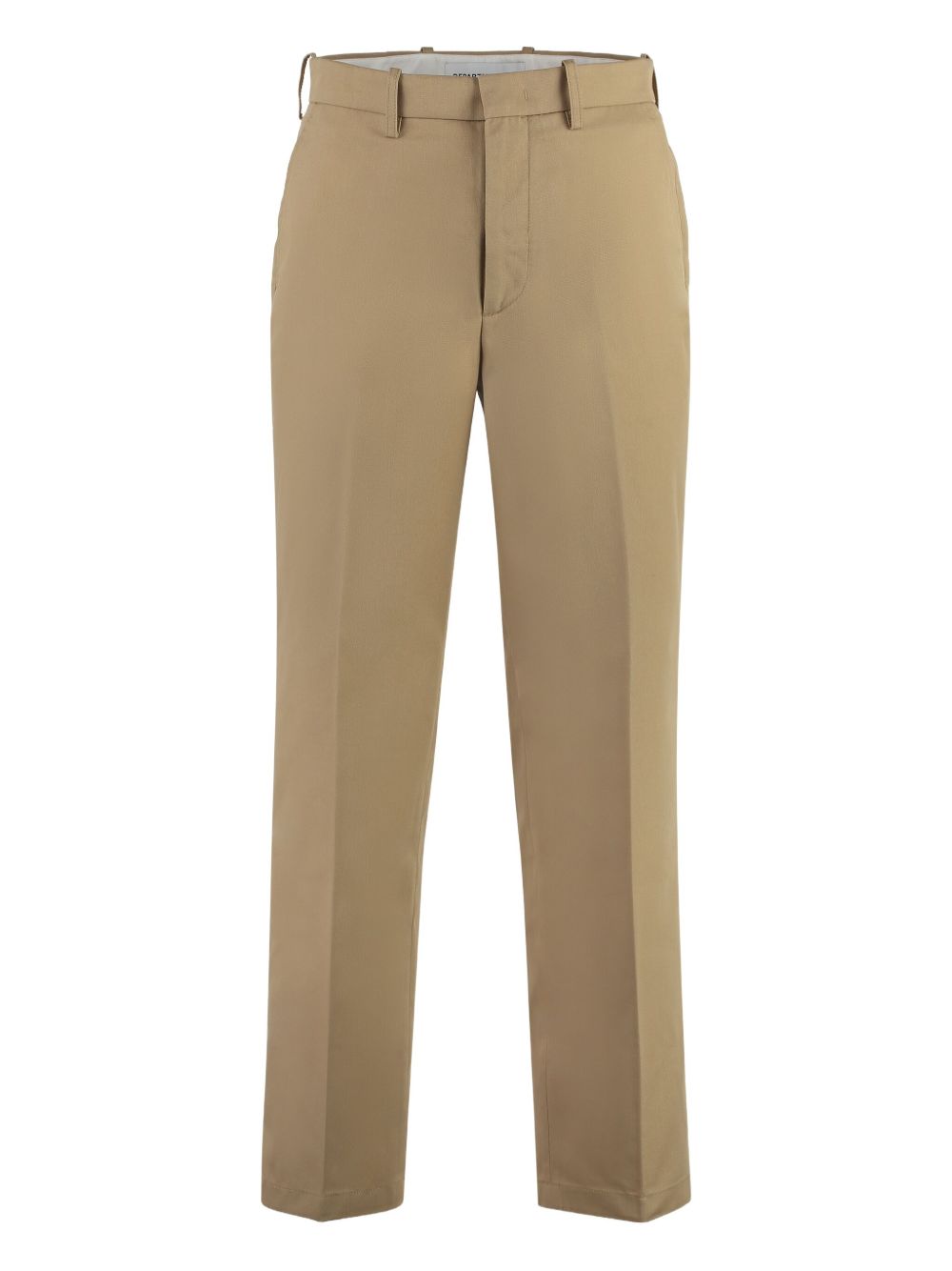 Kurt flat-front tailored trousers - Neutrals