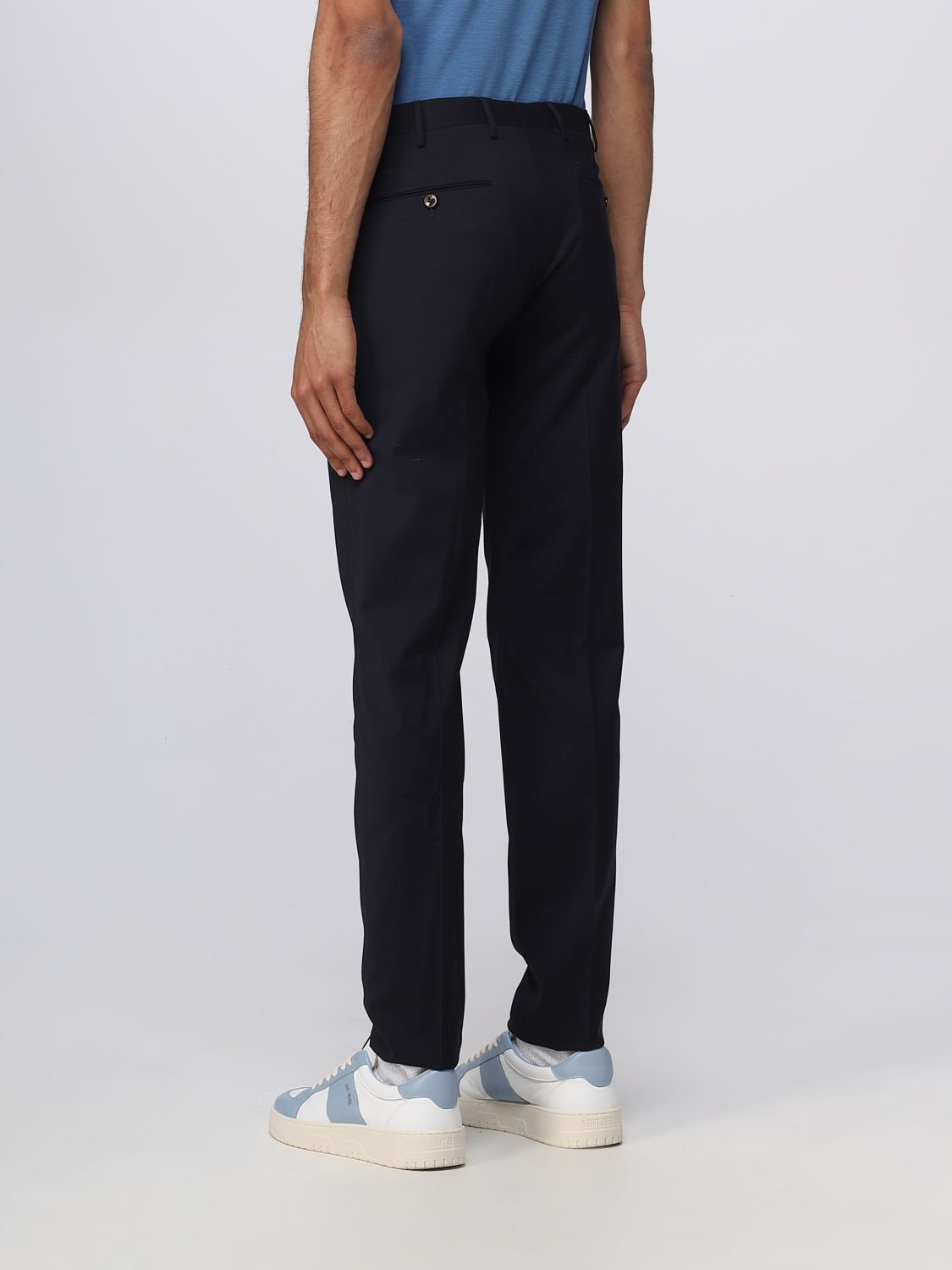 Pants Men color Blue