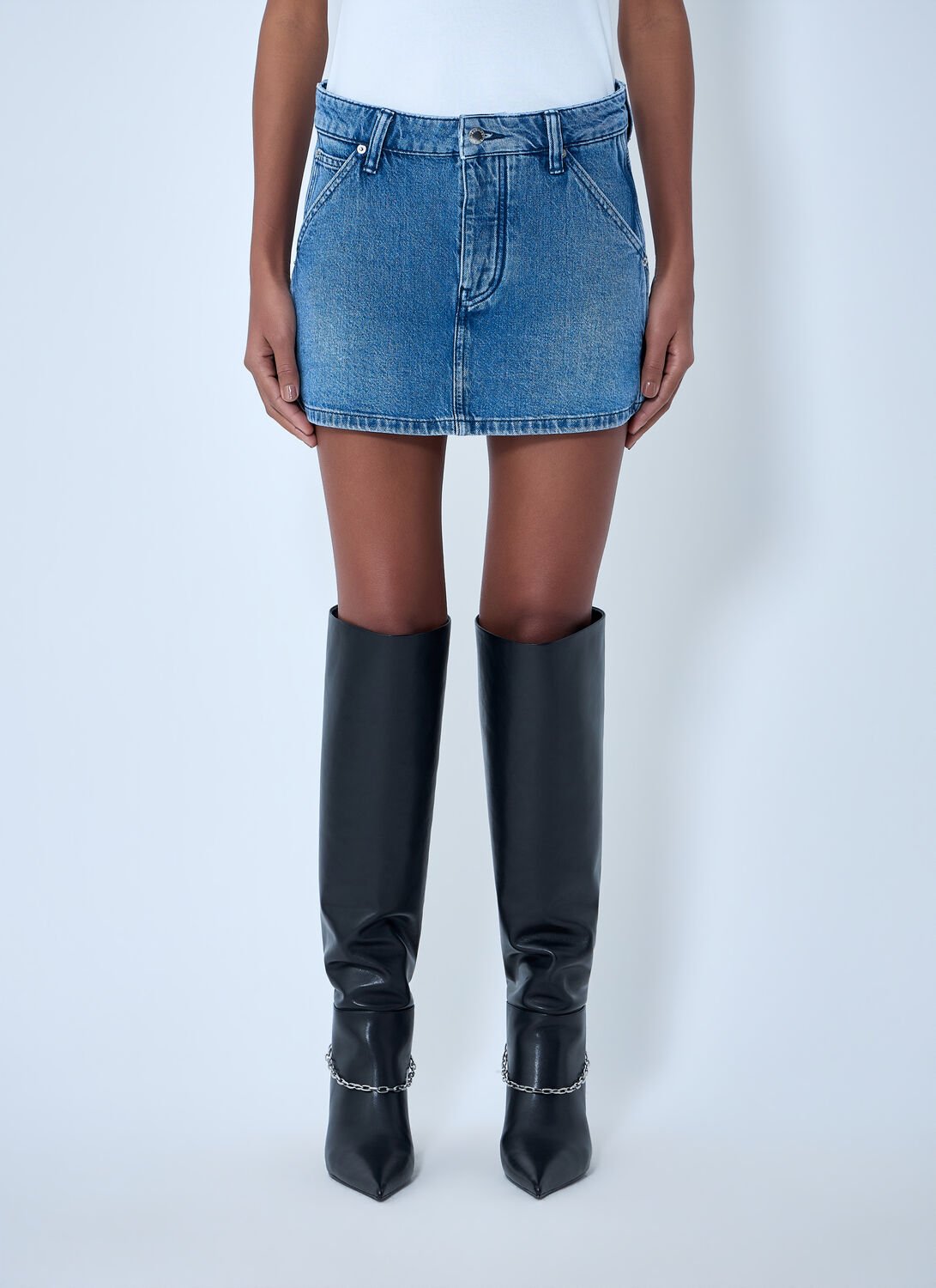 Denim Mini Skirt