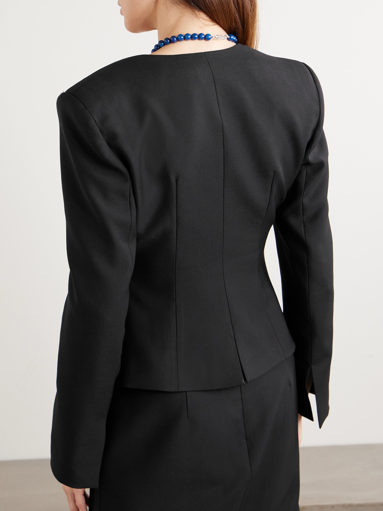 L'eclaireur Wool-blend Blouse - Black