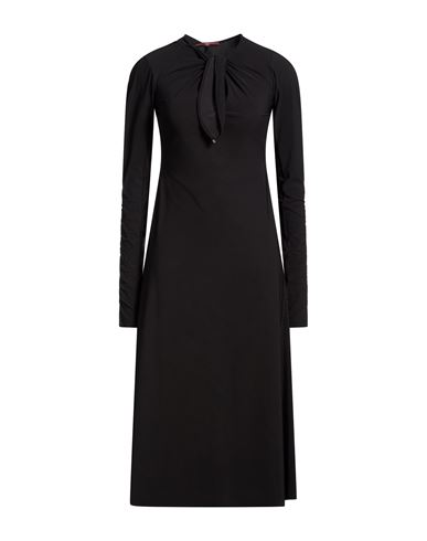 Tech Woman Midi dress Black Size 12 Polyamide, Elastane