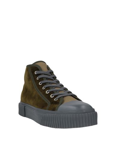 Man Sneakers Military green Size 10 Textile fibers, Rubber