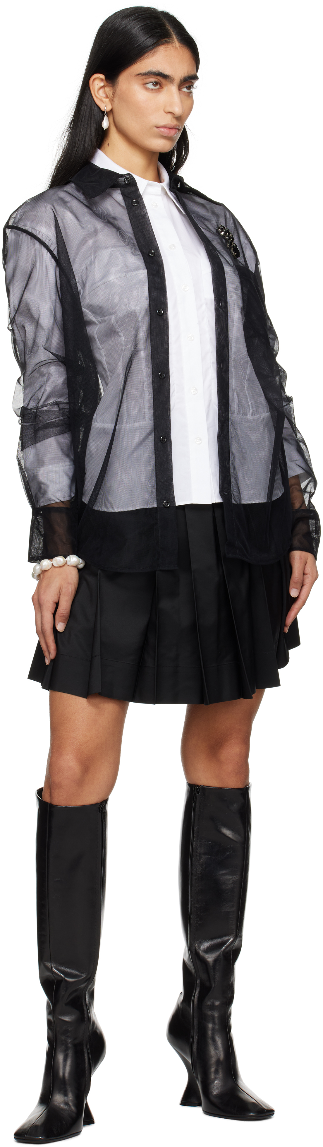 Gohar World White Host Baroque Pearl Bracelet