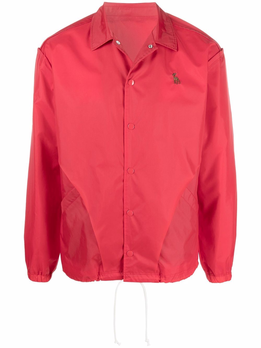 Zerstören-print lightweight jacket - Red