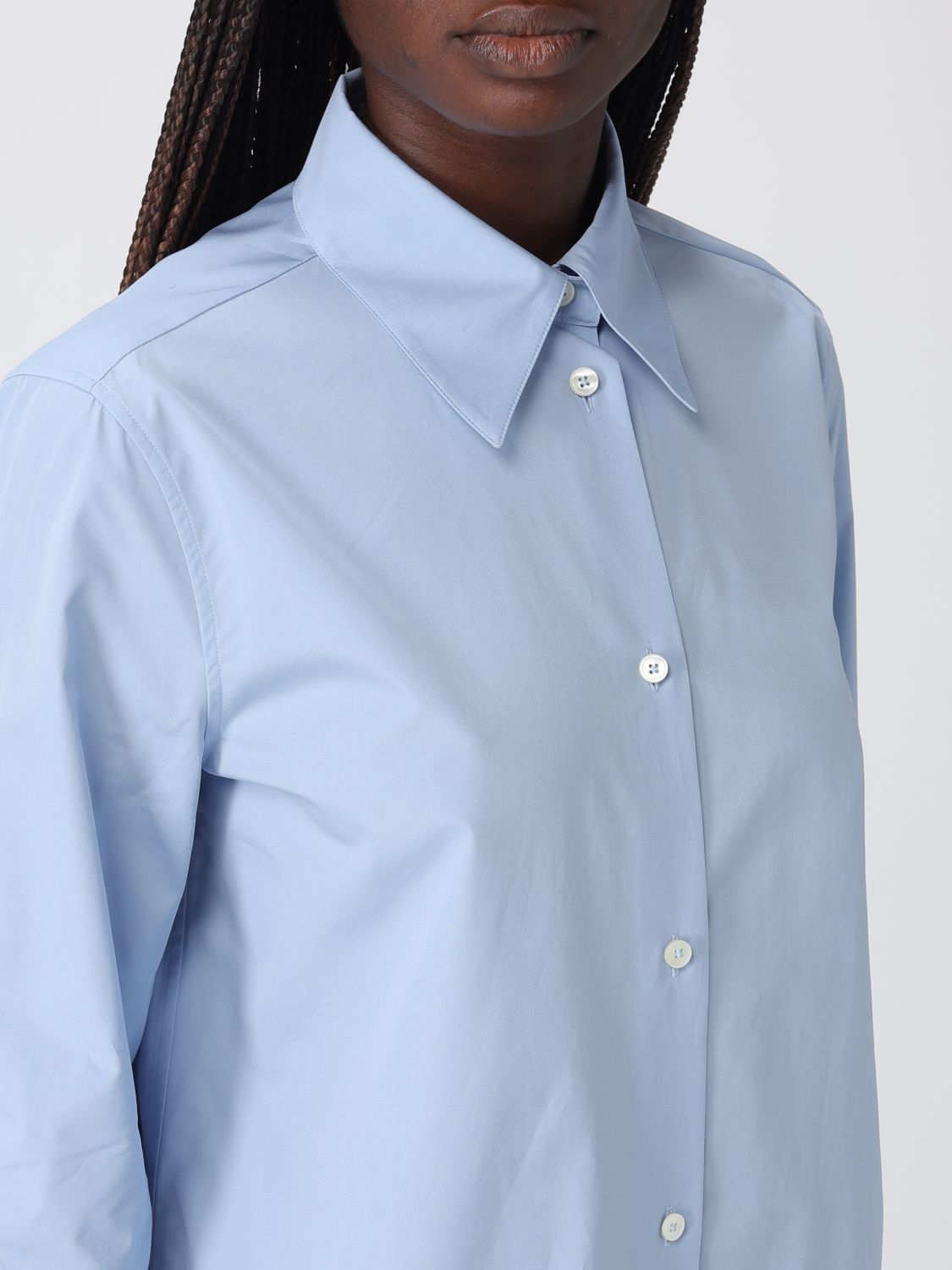 Classic tailored long-sleeve shirt - White