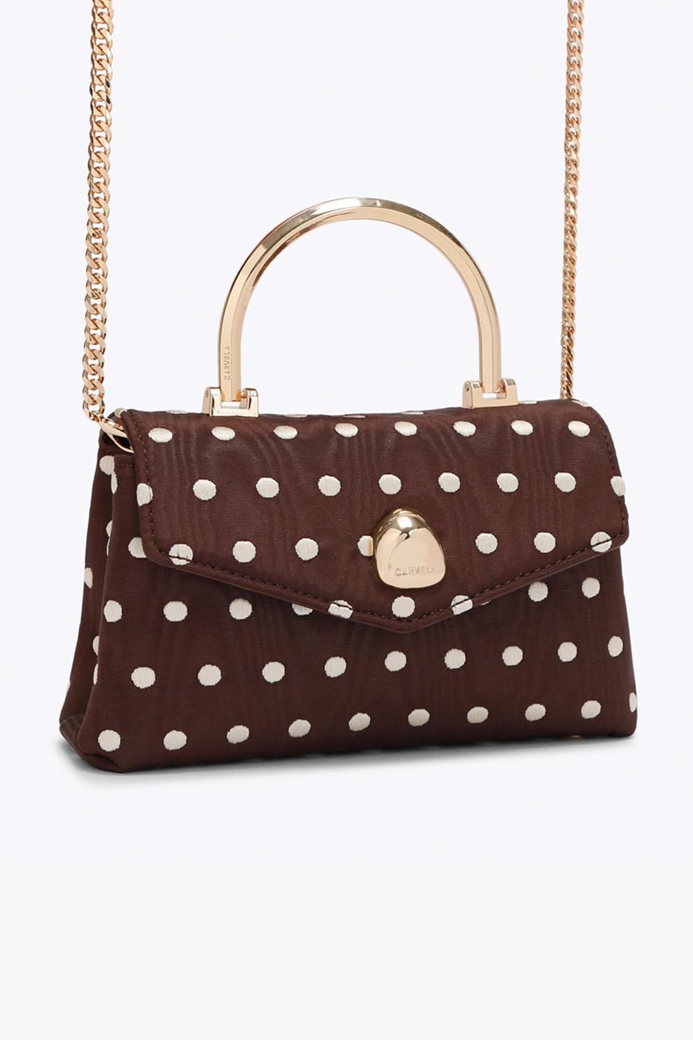 Carvela Women's 'Amara Top Handle' Bag in Brown