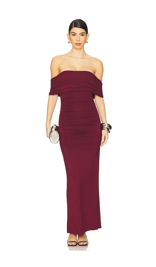 House of Harlow 1960 x REVOLVE Whittney Maxi Dress in Burgundy. - XS also in M