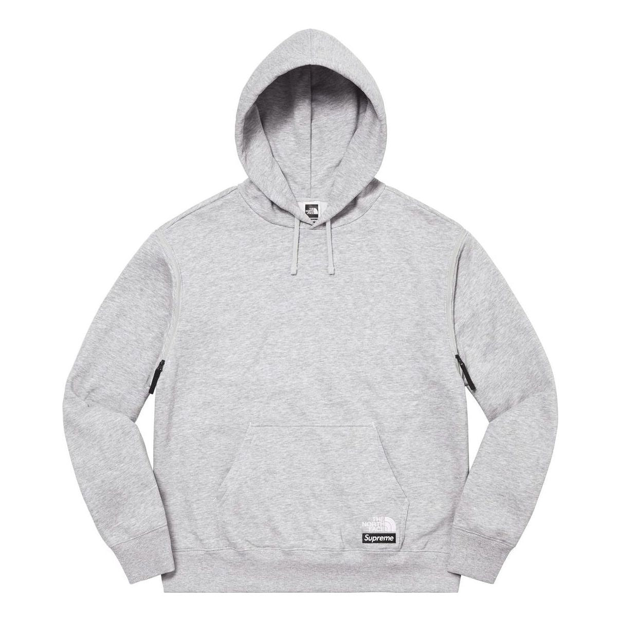 X The North Face Convertible Hooded Sweatshirt 'Grey'