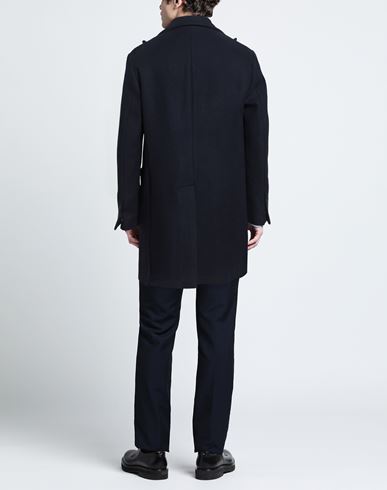 Man Coat Midnight blue Size 36 Wool, Polyester