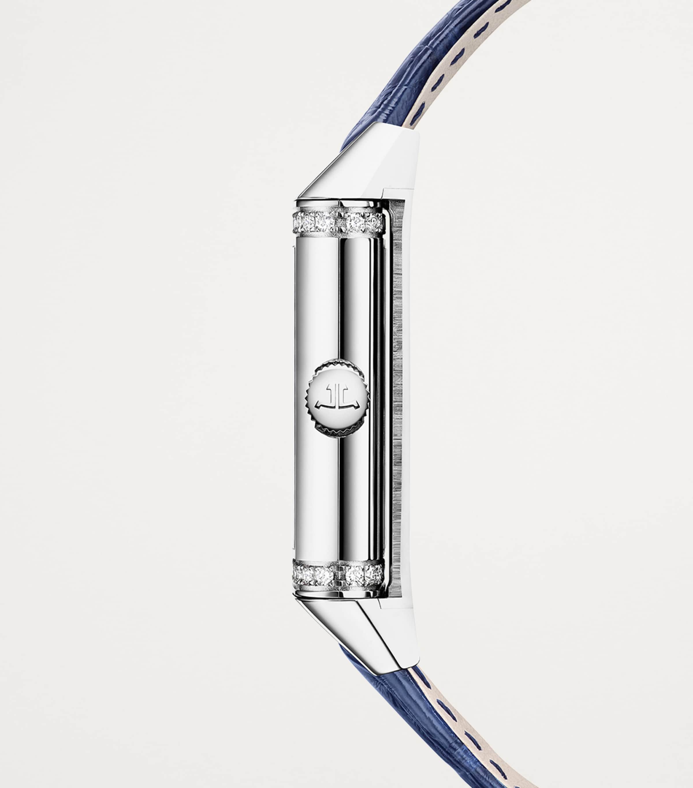 Stainless Steel and Diamond Reverso One Duetto Watch