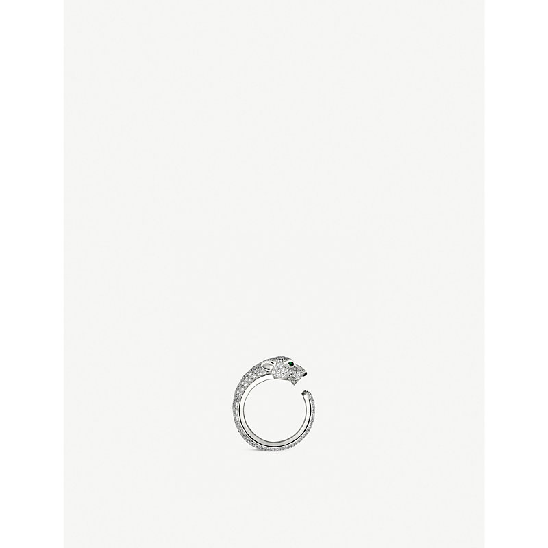 Womens White Gold Panthère de 18ct White-gold