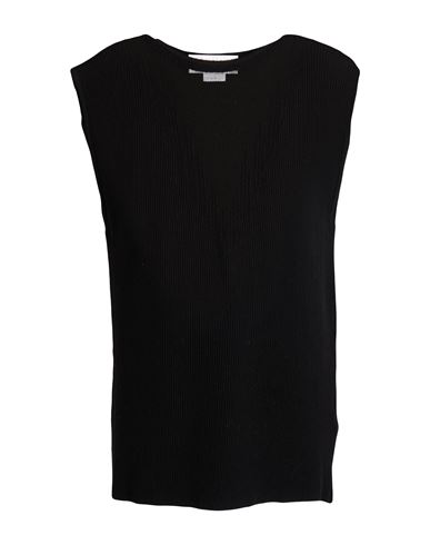 Woman Sweater Black Size 10 Virgin Wool, Viscose, Polyester, Polyamide