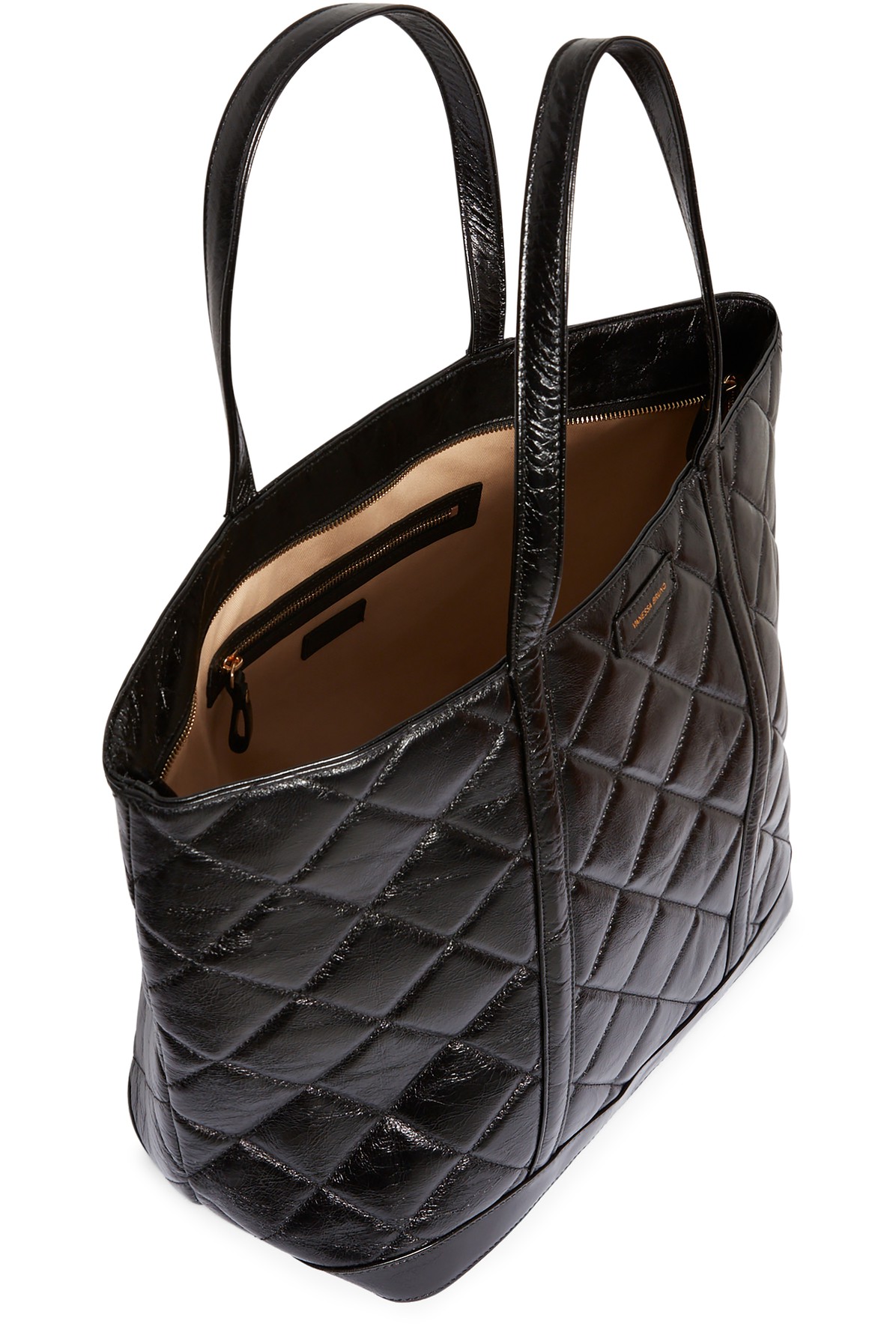 Quilted leather XL cabas tote bag