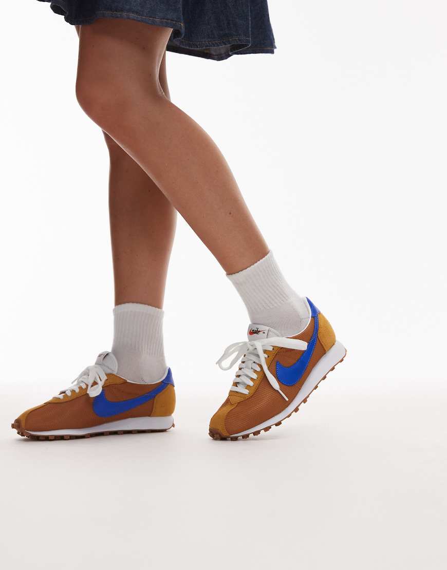 LD-1000 unisex trainers in tan and blue-Neutral