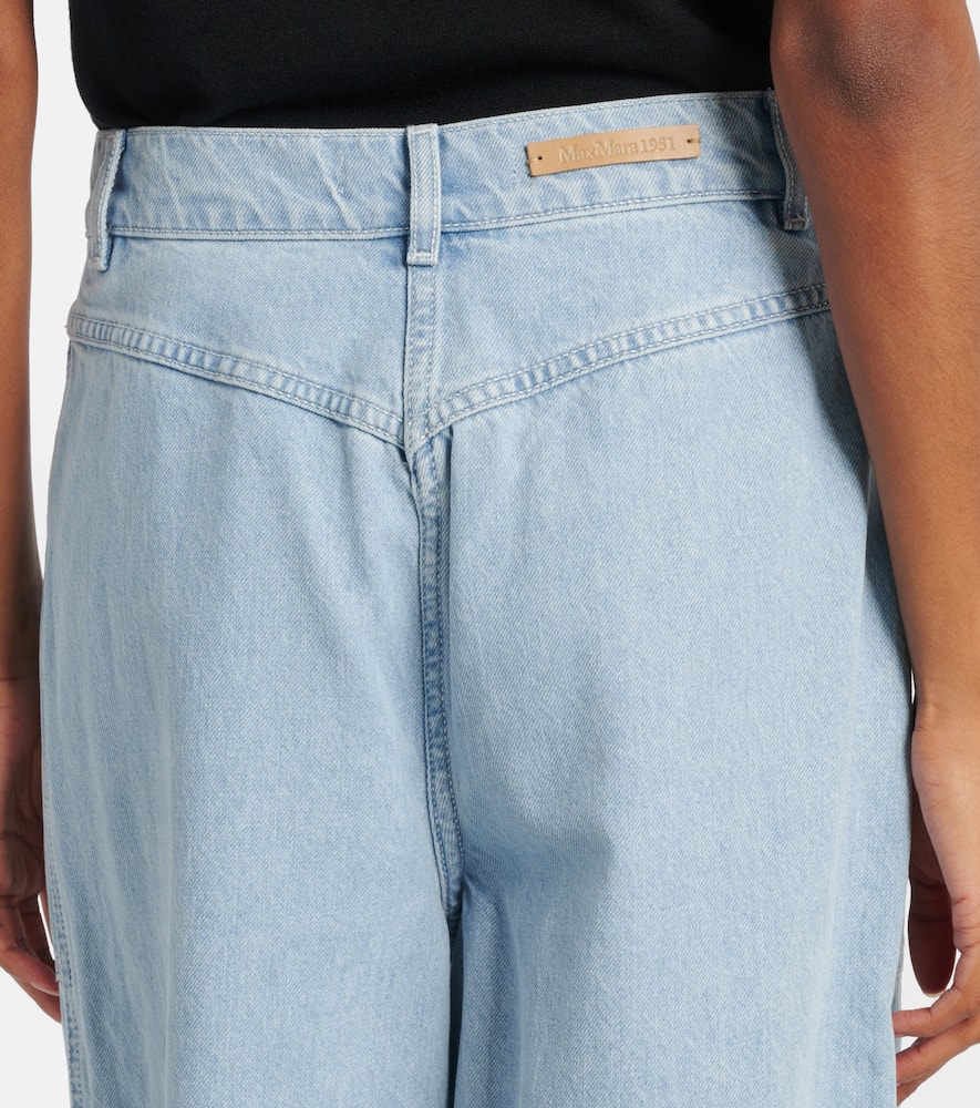 Pugnale high-rise wide-leg jeans