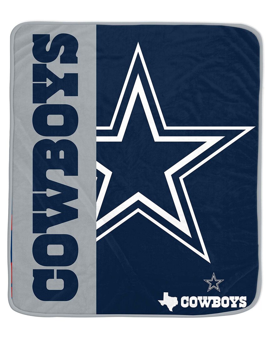 Dallas Cowboys Nfl Team Logo Soft Fleece Throw