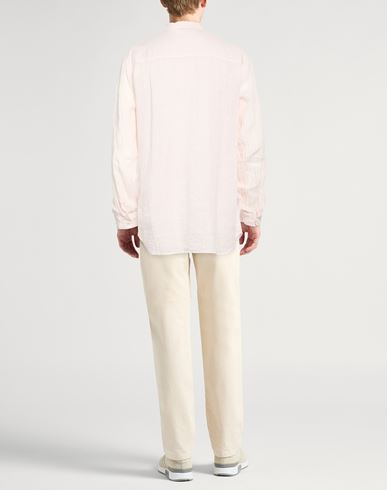 Man Shirt Light pink Size XXL Linen