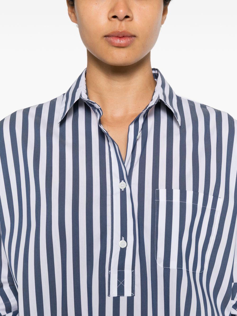 Chemise rayée en coton mélangé Archivio