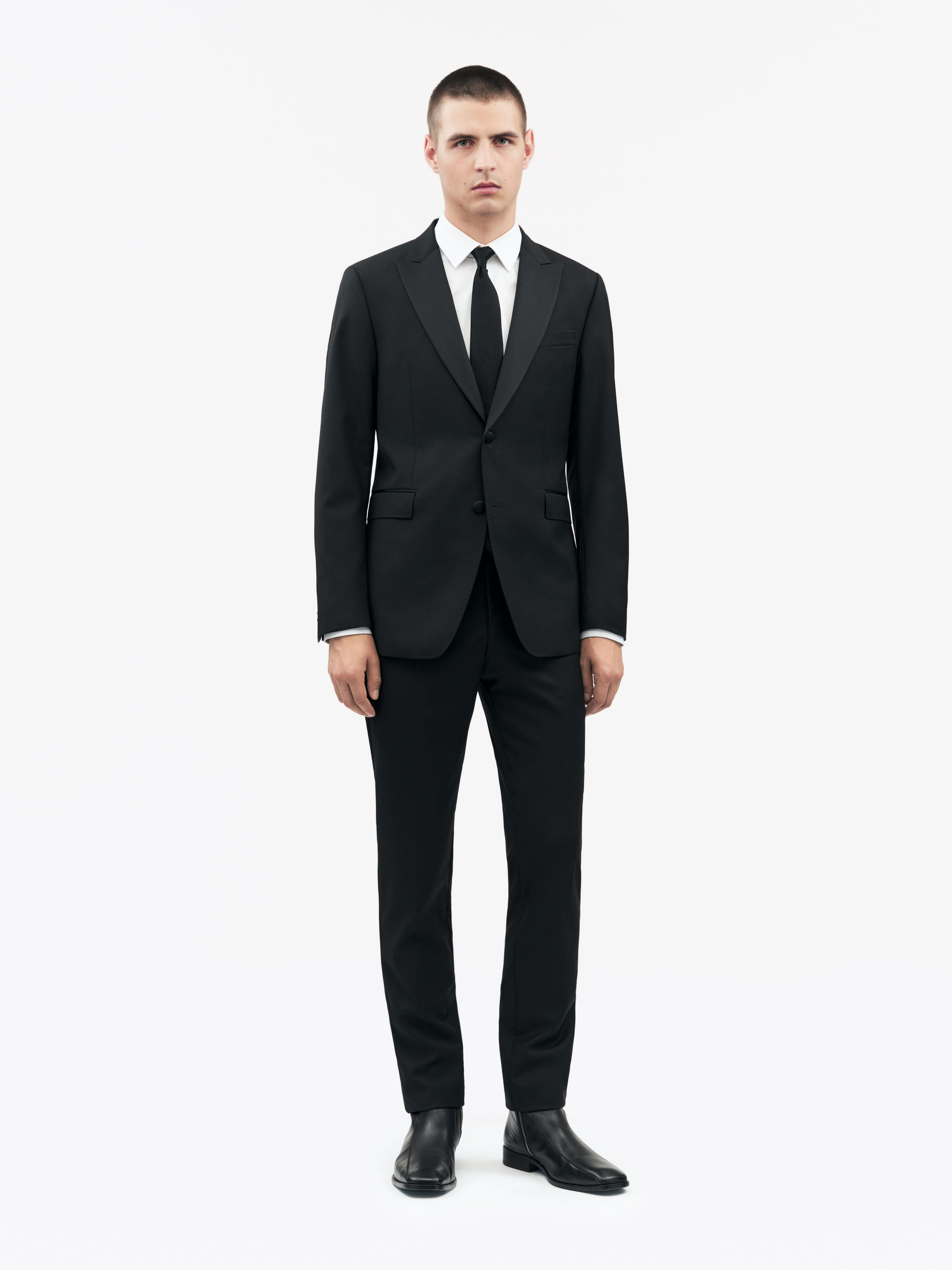 Tiger of Sweden Justin Tux Blazer, schwarz, Männer, Wolle