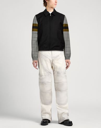 Man Jacket Black Size 40 Cotton, Mohair wool