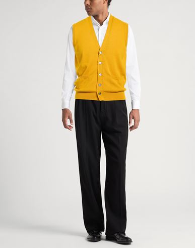 Man Cardigan Marigold Size 42 Cashmere
