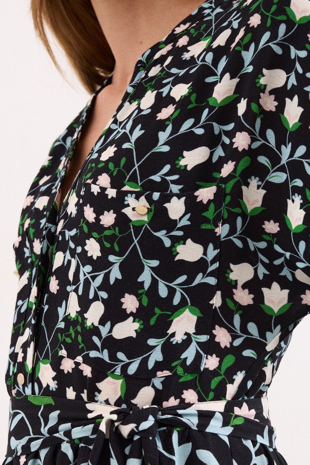 Phase Eight Women's Luisa Floral Dress in Black