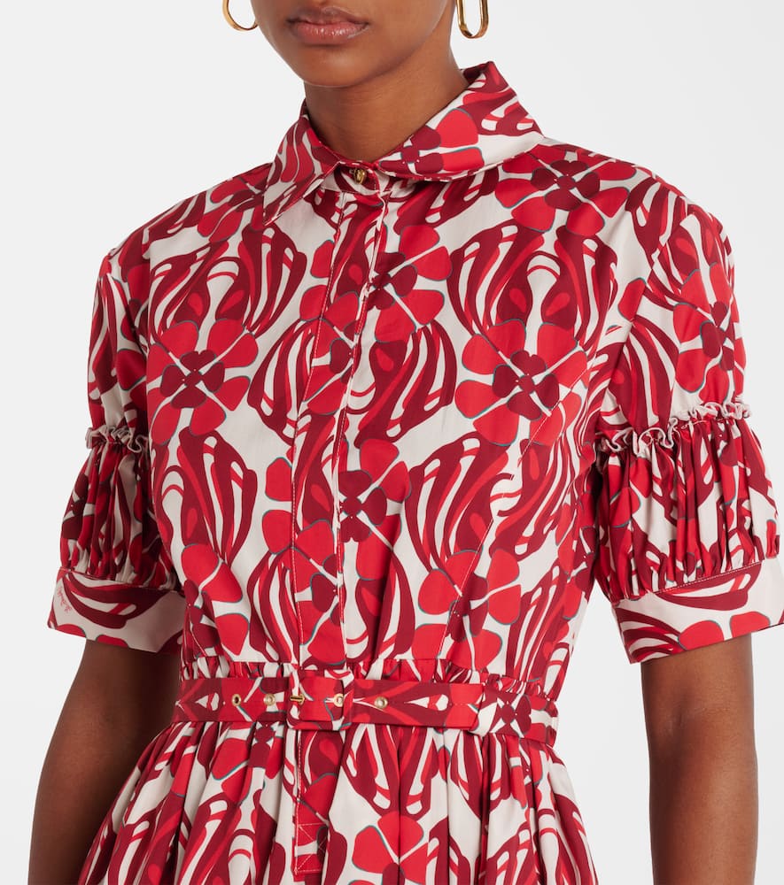 Libertine printed cotton shirt dress