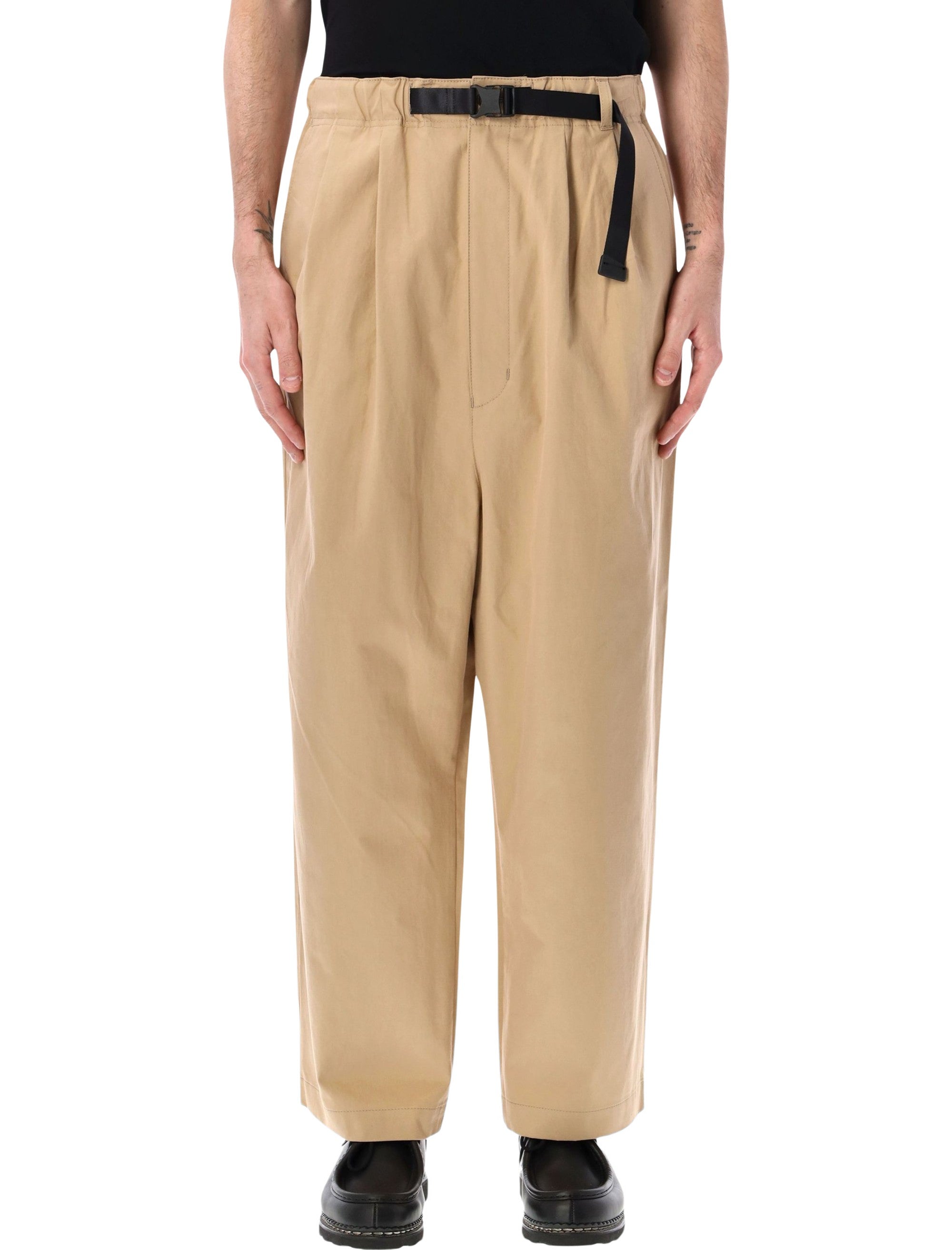 Relaxed Wide-Leg Trousers