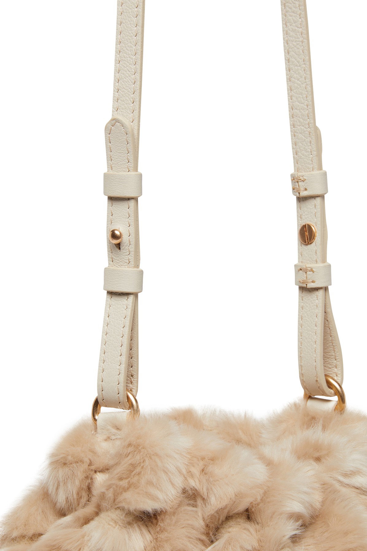 Faux fur Moon coin purse