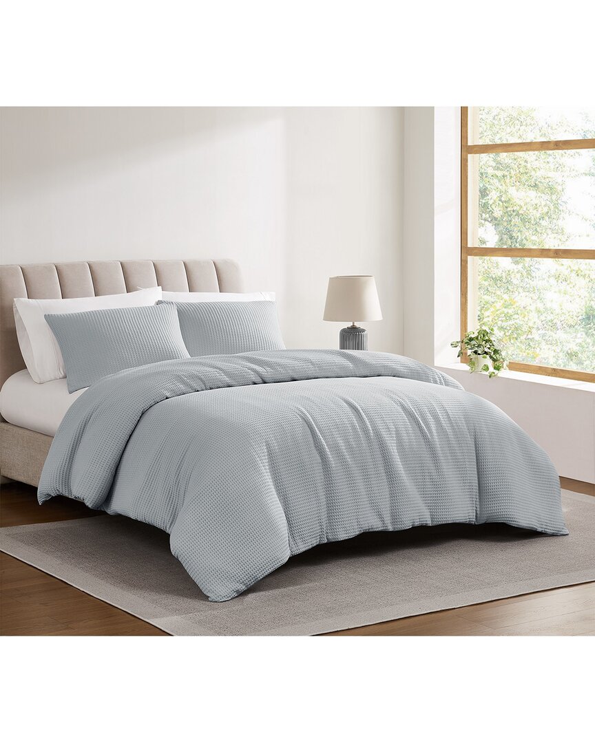 Heritage Cotton Waffle Duvet Set