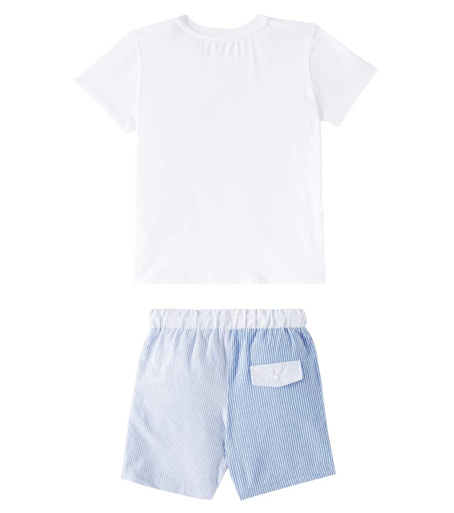 Set aus T-Shirt und Shorts aus Baumwolle