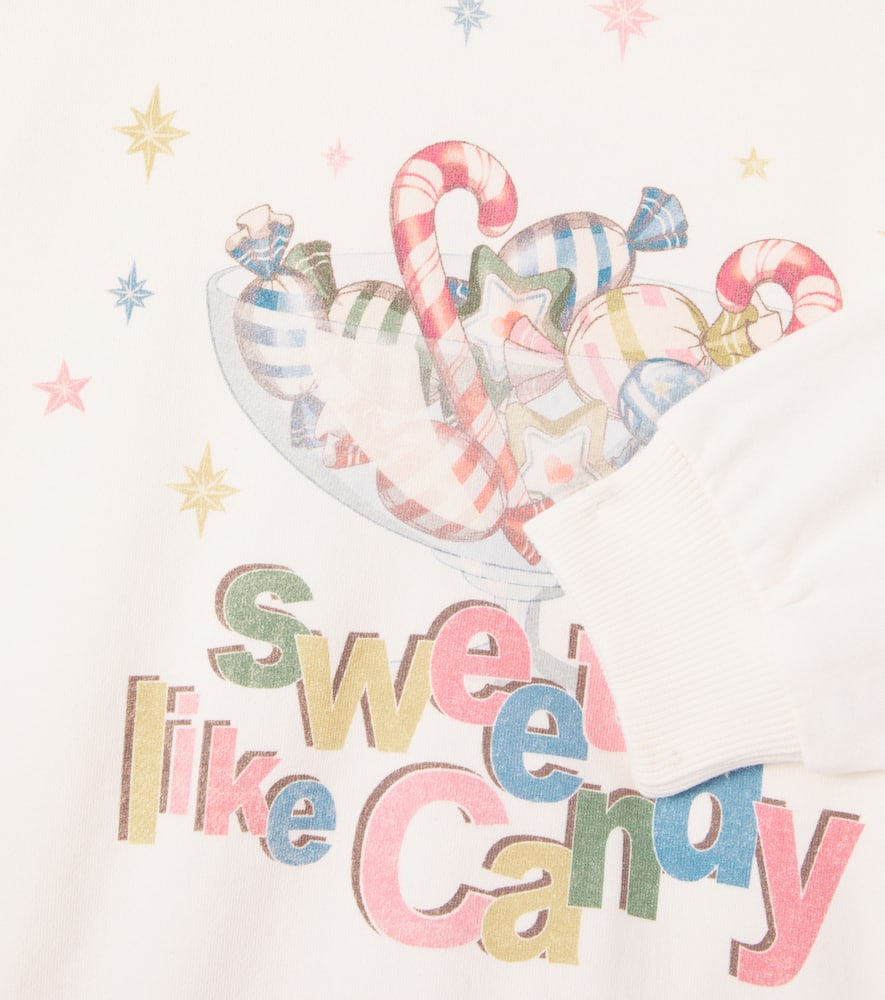 Konges Sløjd Spotty printed cotton jersey sweatshirt